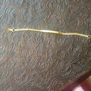 Simple gold braclet